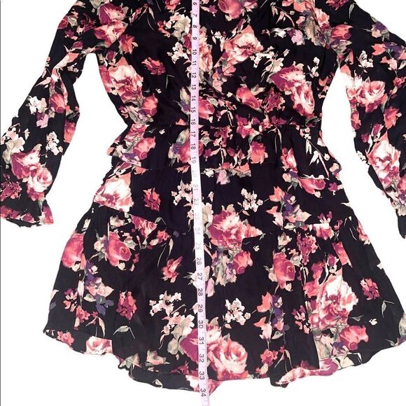 Joie Joada Floral Silk Peplum Ruffle Dress - Picture 10 of 13